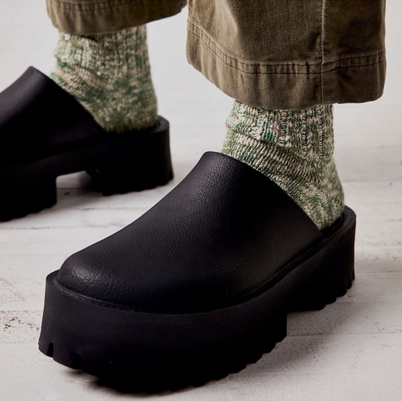 NWT Free People Bae Platform Mules - Picture 4 of 9